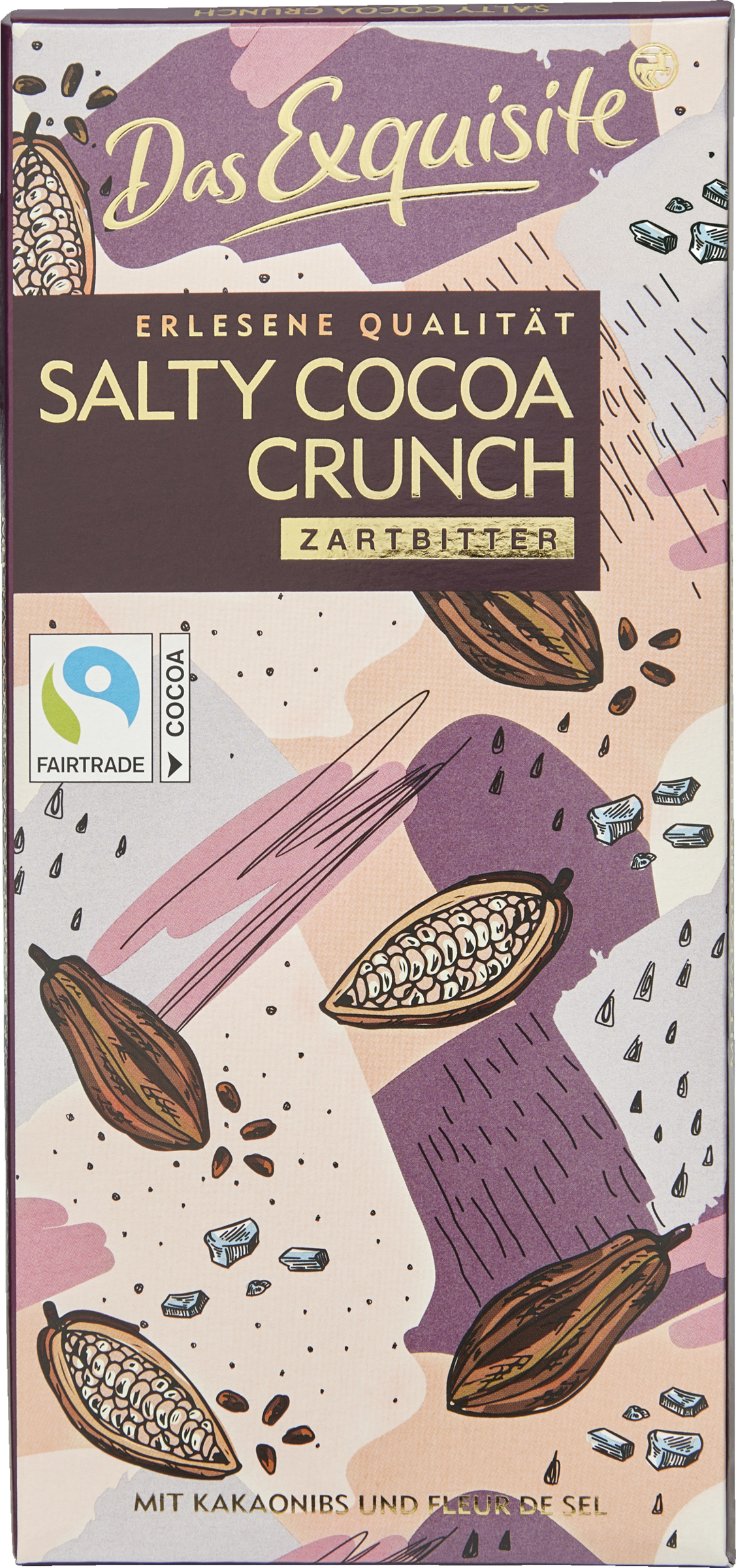 Das Exquisite Schokolade Salty Cocoa Crunch Zartbitter