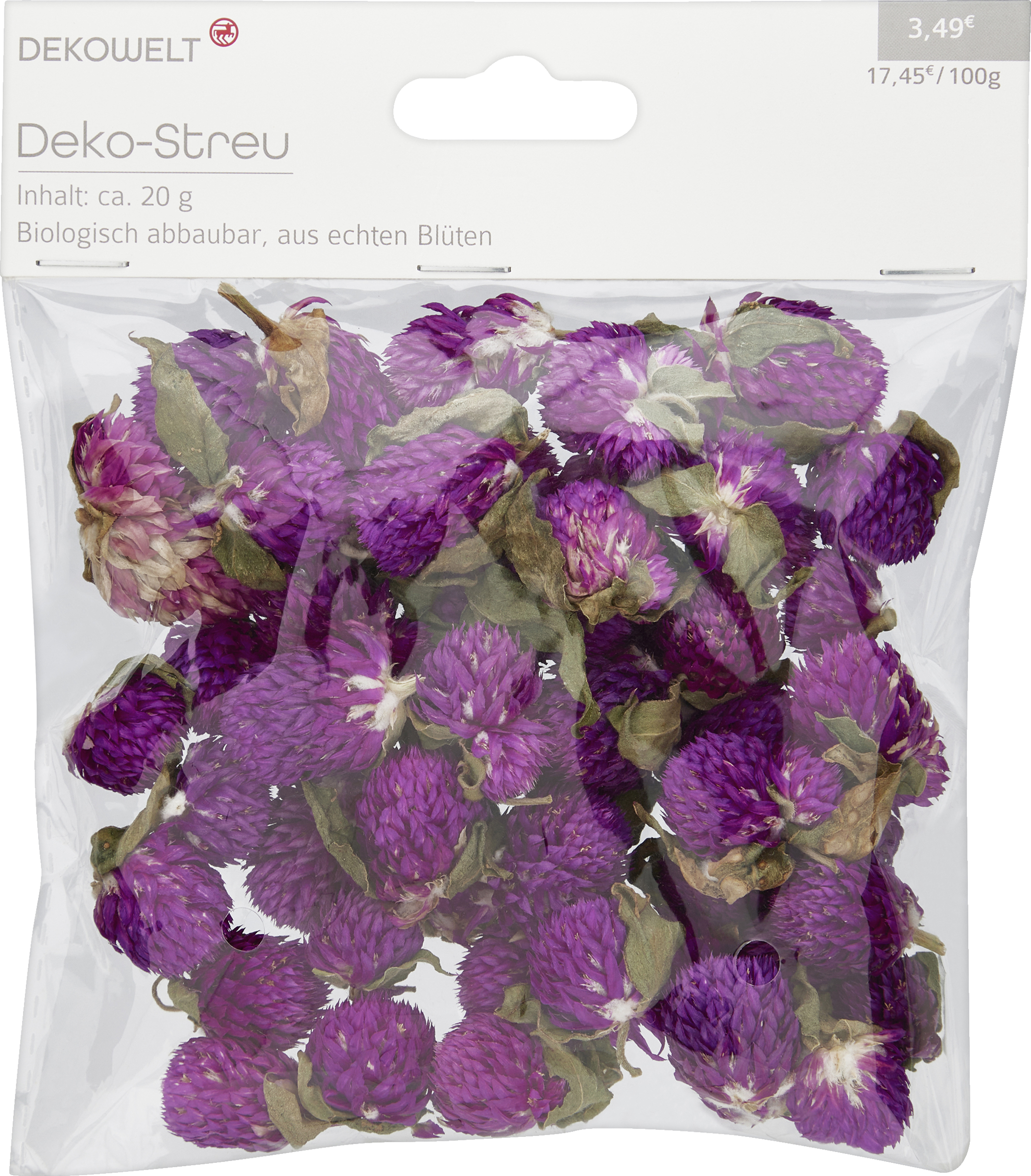 DEKOWELT Deko Streu Blüten lila