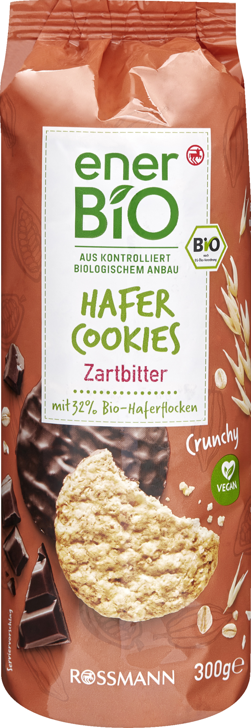 enerBiO Hafer Cookie Zartbitter