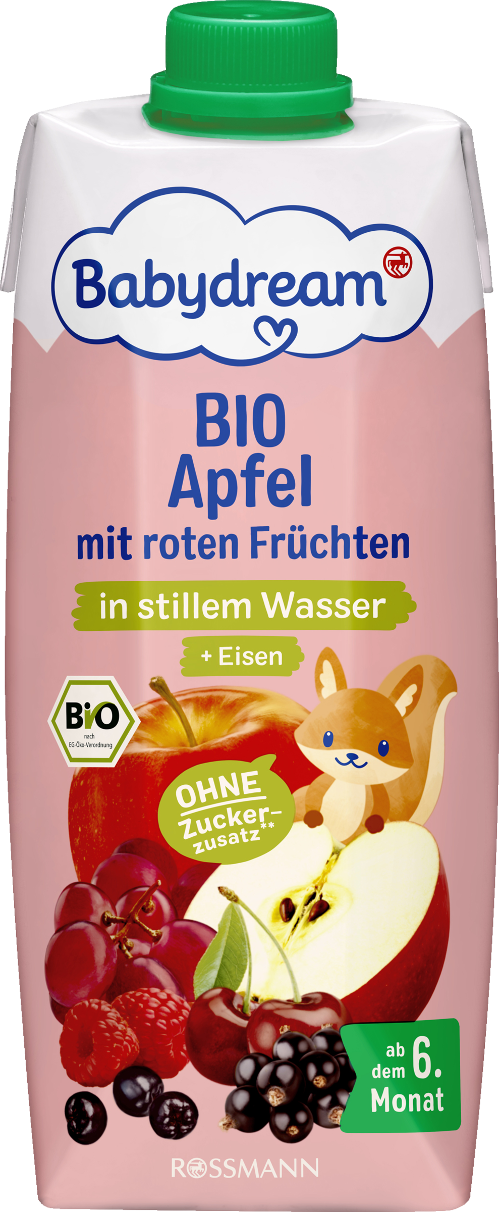 Babydream Bio Apfel mit roten Früchten