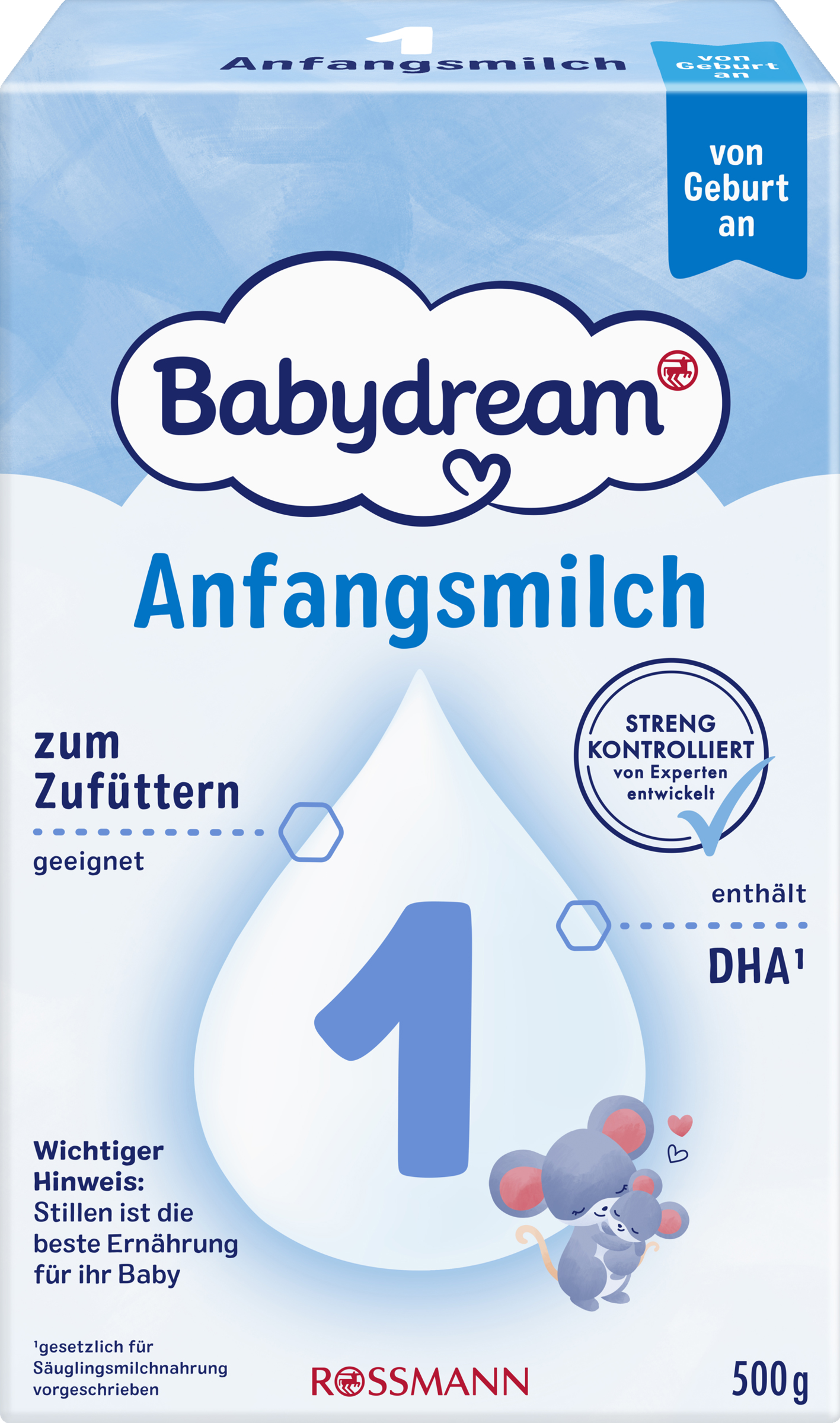 Babydream Anfangsmilch 1 von Geburt an