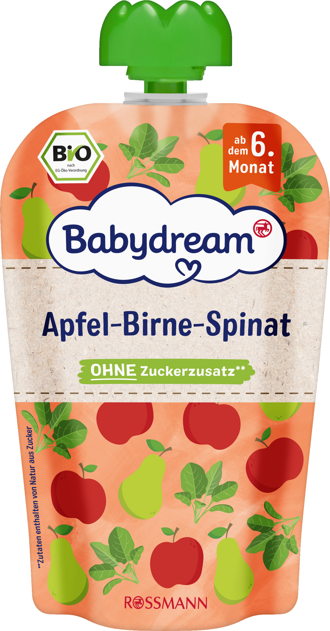 Babydream Bio Apfel-Birne Spinat