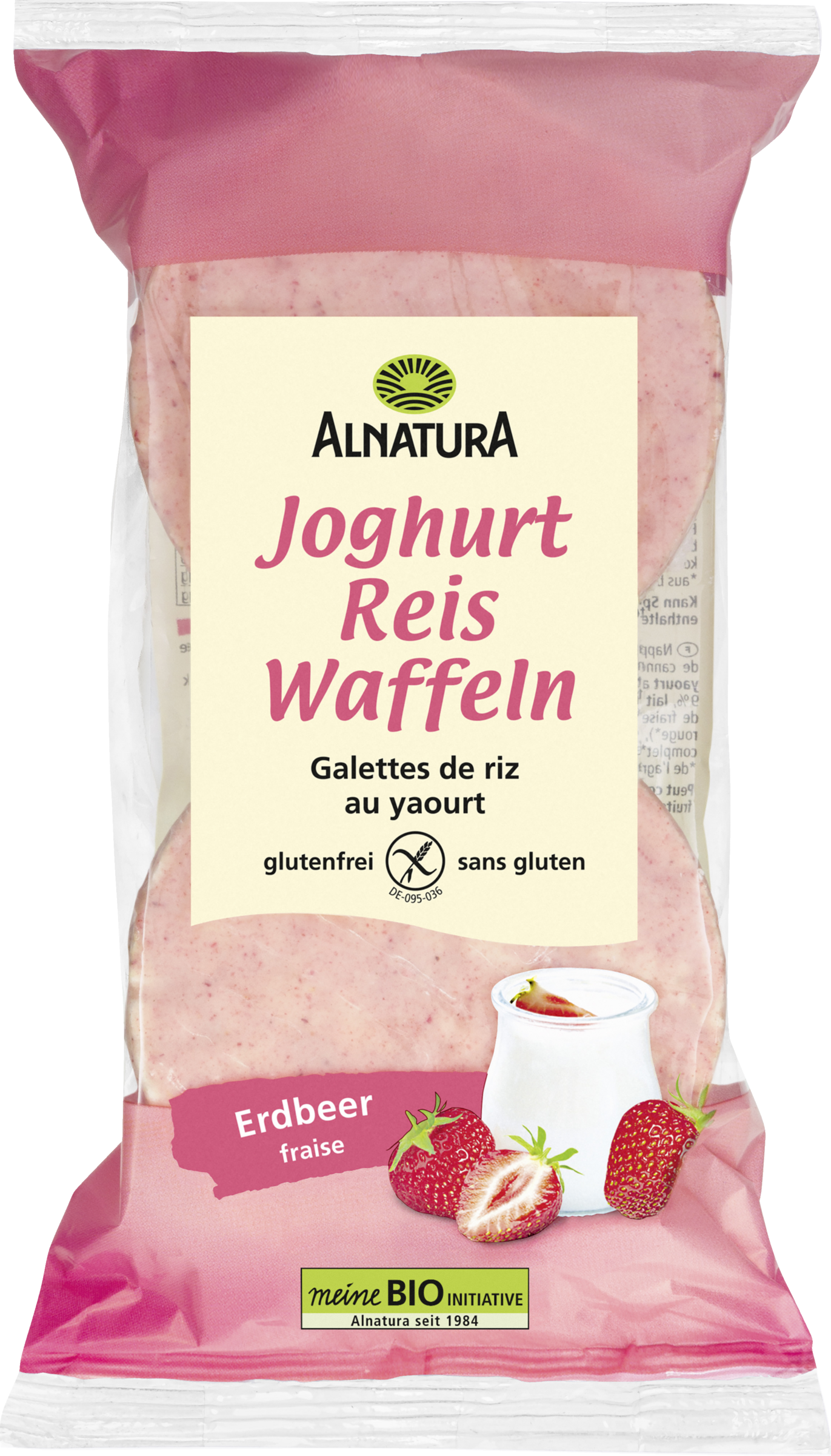 Alnatura Bio Joghurt-Reiswaffeln Erdbeer