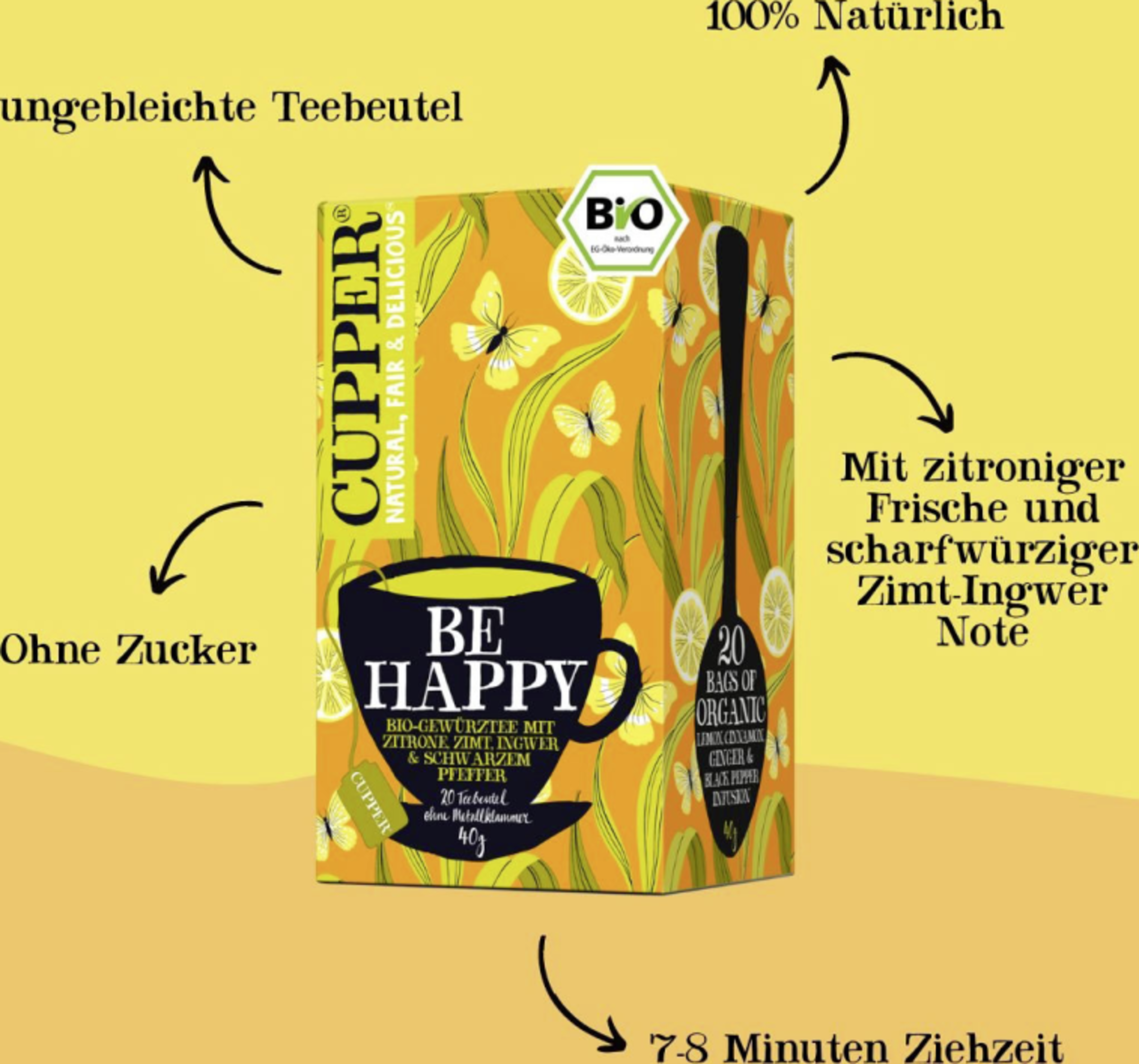 Cupper Bio Gewürztee Be Happy online kaufen rossmann.de