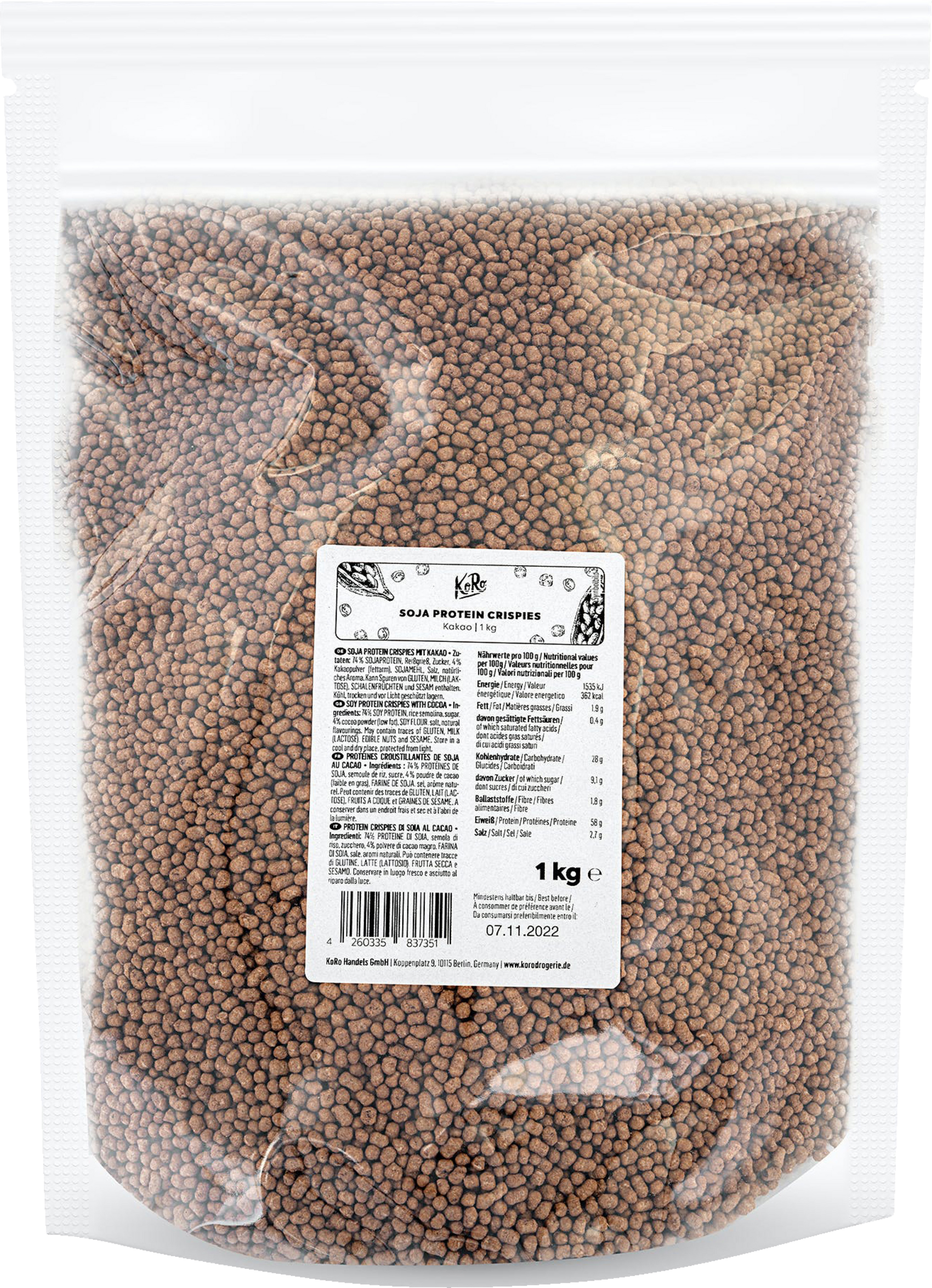 KoRo Soja Protein Crispies Kakao