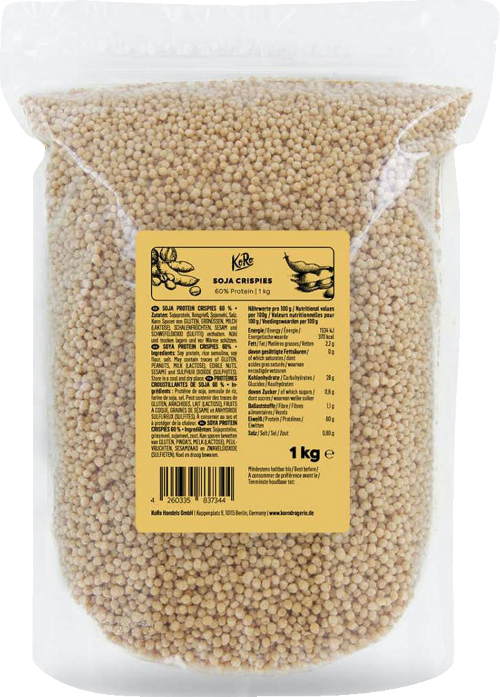 KoRo Soja Protein Crispies 60 %