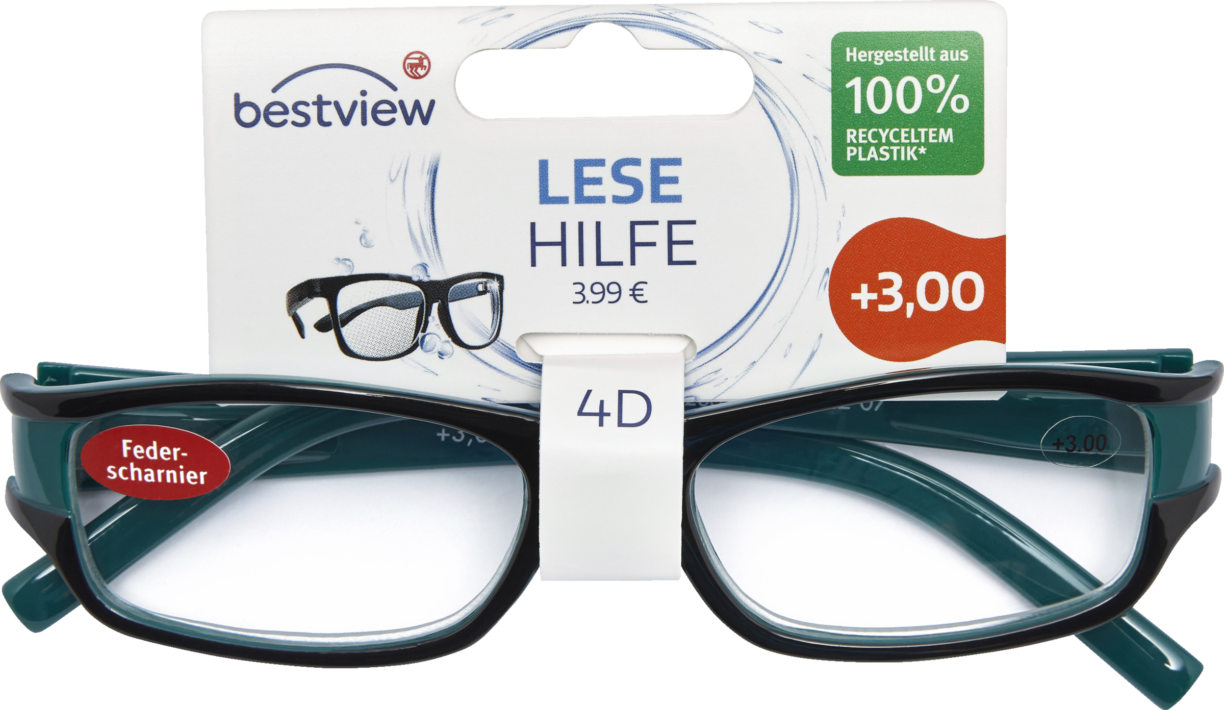 BestView LESEHILFE +3,0 DPT. MOD. 4D