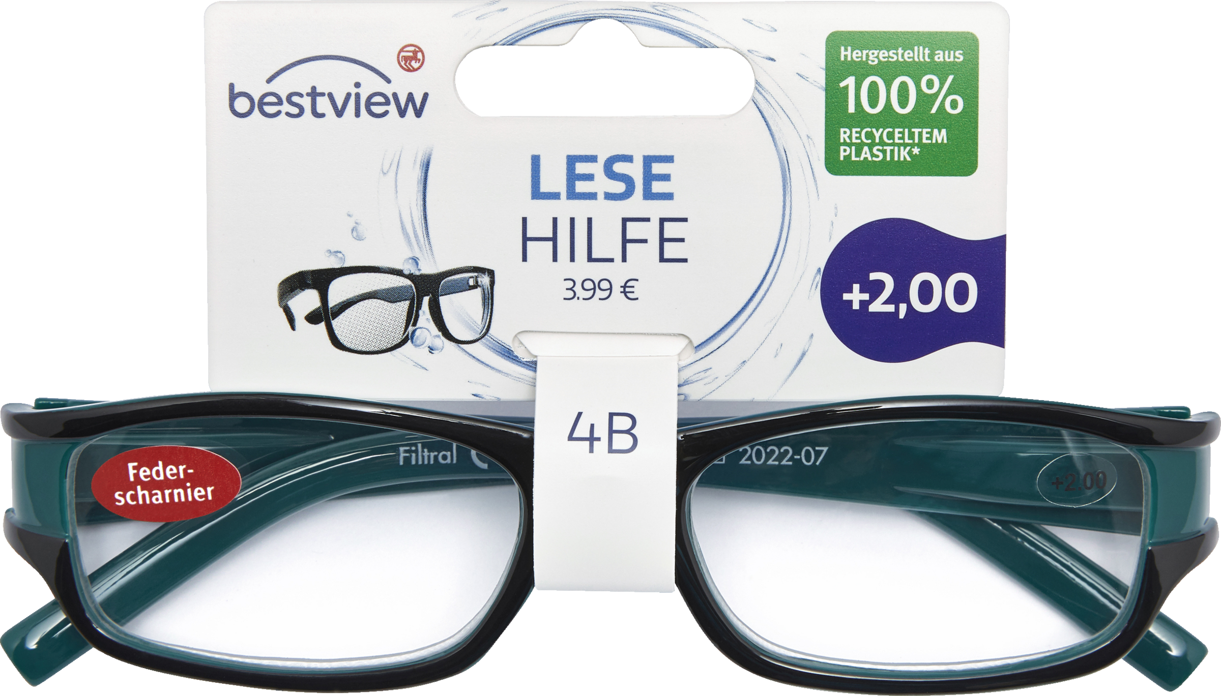 BestView LESEHILFE +2,0 DPT. MOD. 4B