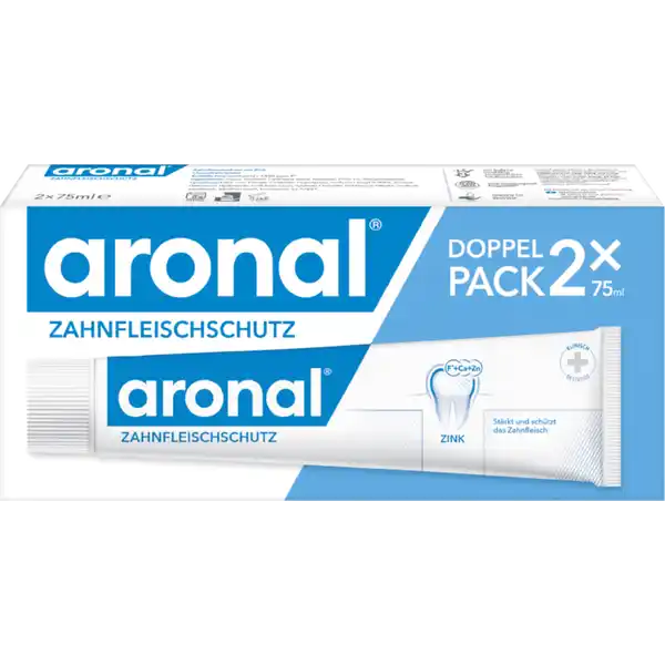 عبوة مزدوجة معجون أسنان لحماية اللثة