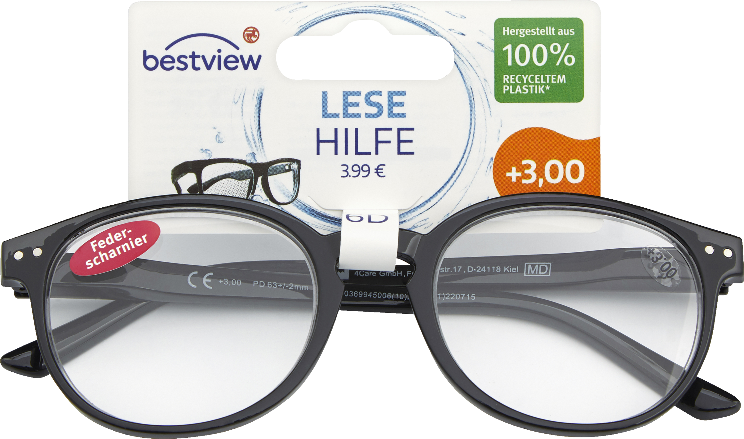 BestView LESEHILFE  2,5 DPT. MOD. 6C | rossmann.de
