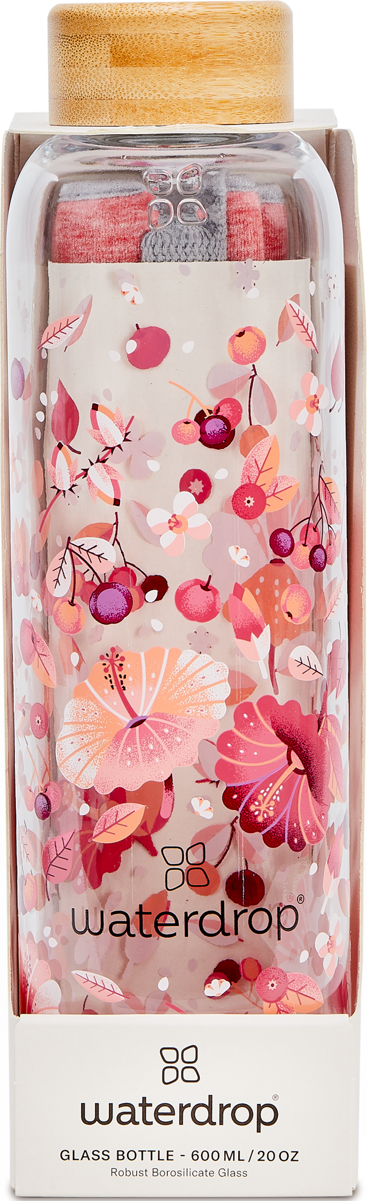 waterdrop Edition Glass Bottle Relax