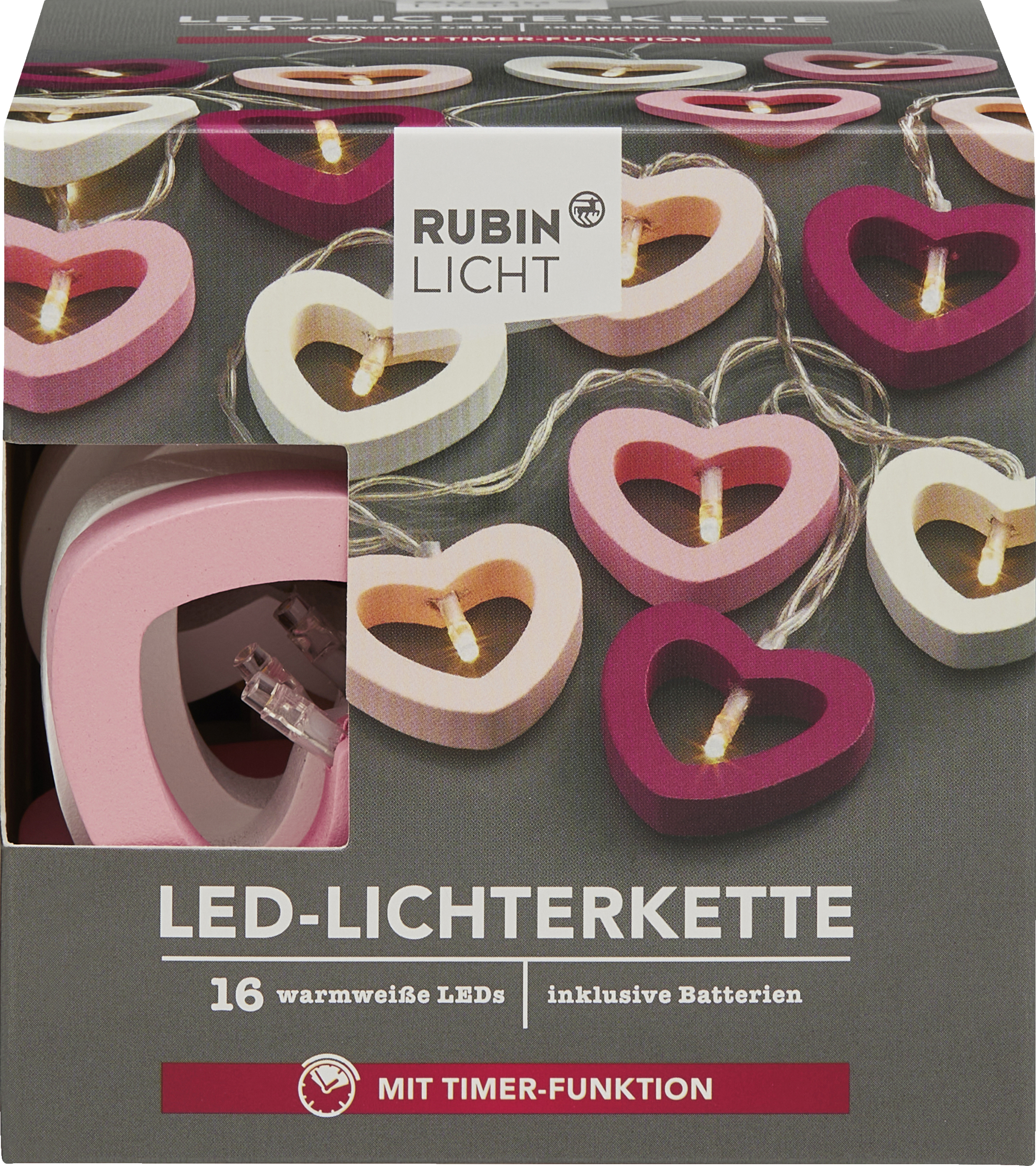 RUBIN LICHT LEDLichterkette Herzen online kaufen rossmann.de