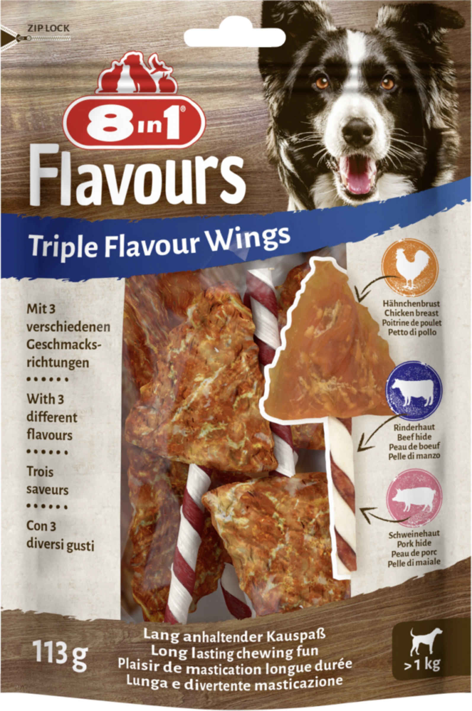 8in1 Triple Flavour köstliche Kauwings