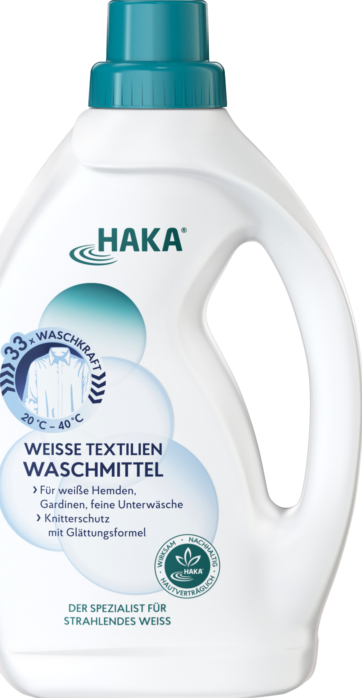 HAKA Weiße Textilien Waschmittel 33WL