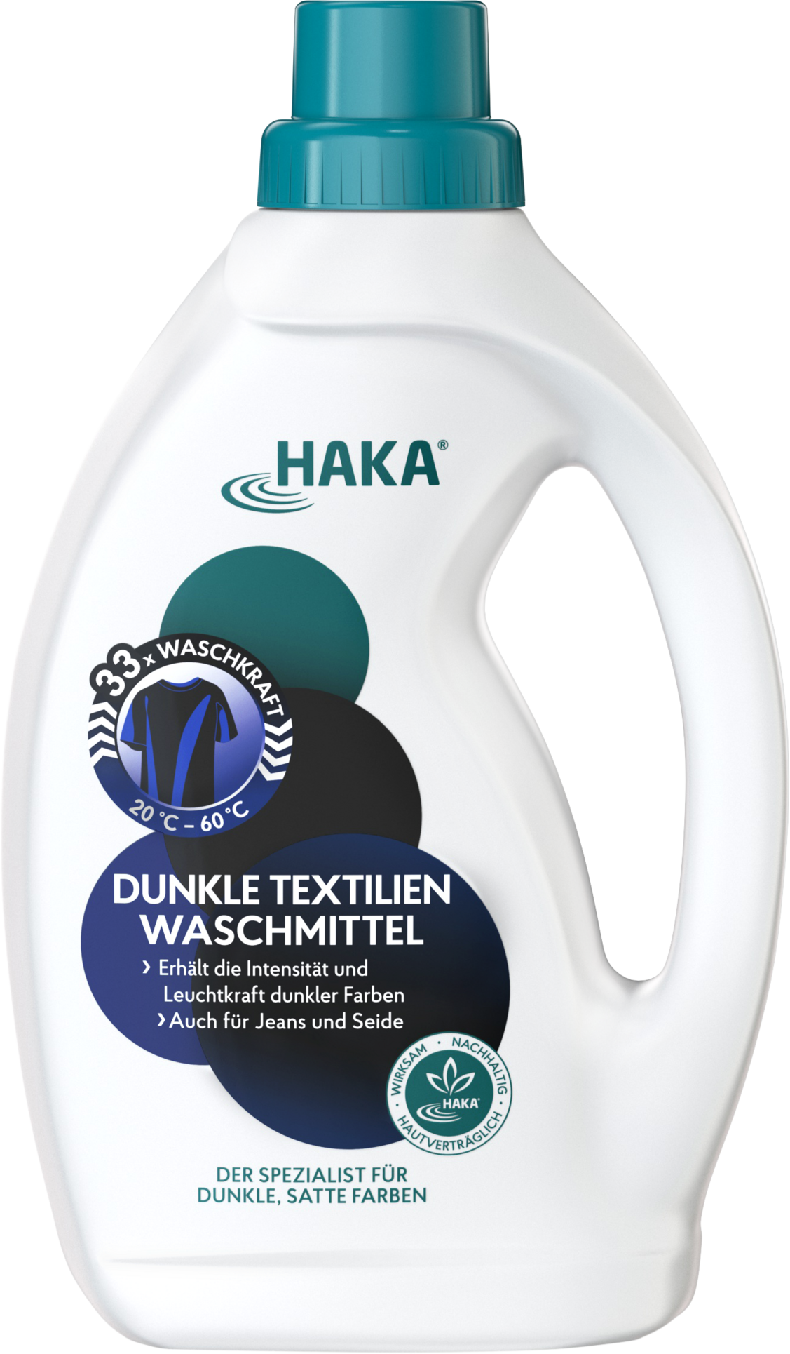HAKA Dunkle Textilien Waschmittel Flüssig 33WL