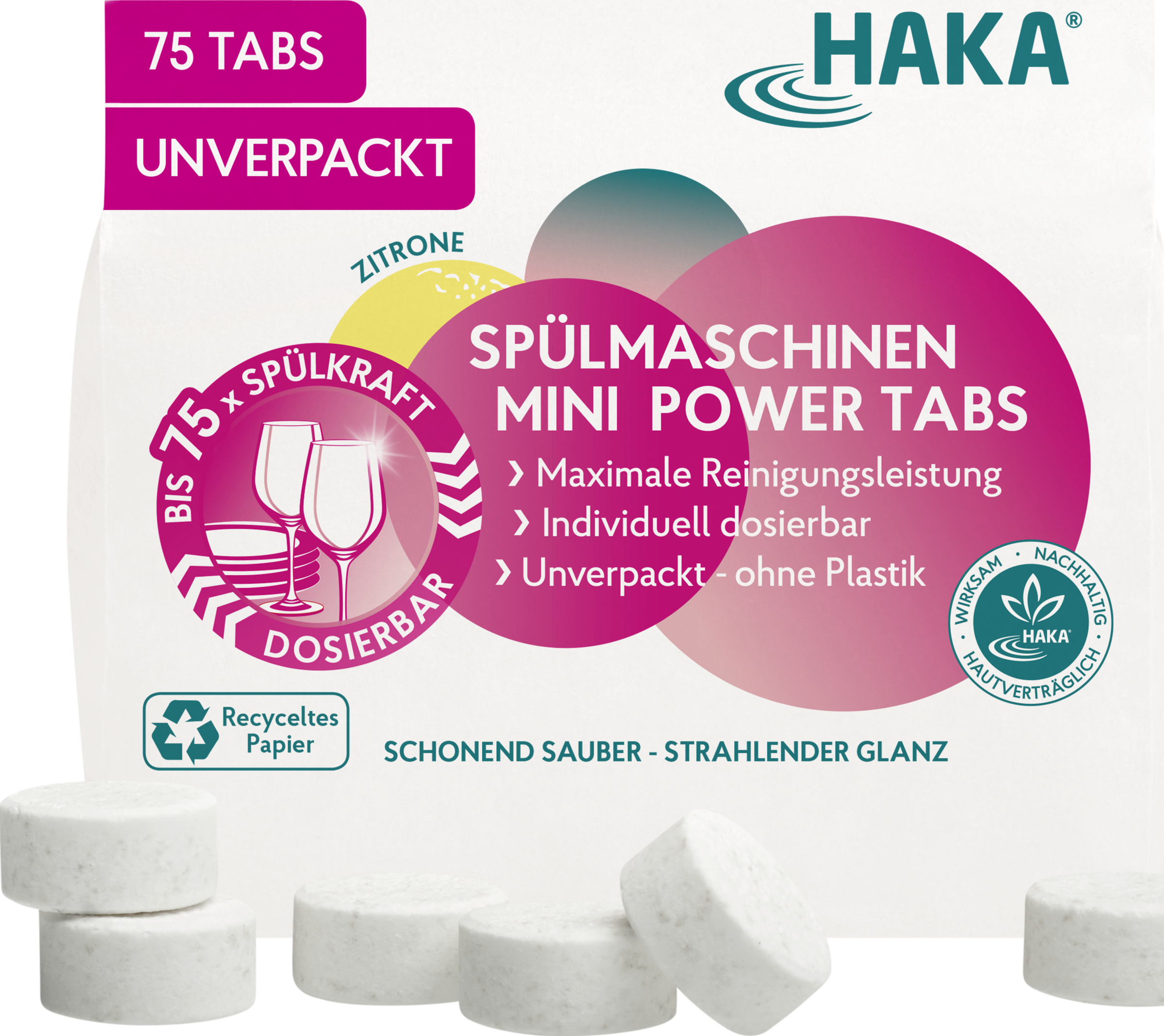 HAKA Spülmaschinen Mini Power Tabs