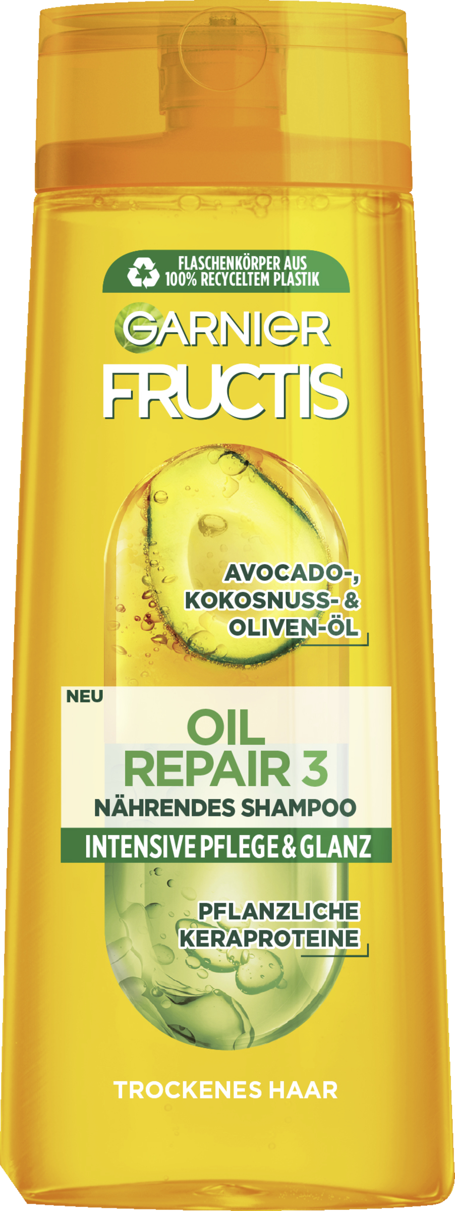 Garnier Fructis Shampoo Oil Repair Intensive Pflege & Glanz Trockenes Haar