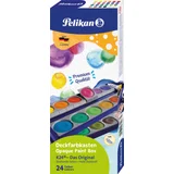 Deckfarbkasten K24 mit 24 Farben & 1 Tube Deckweiß