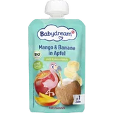 Bio Mango & Banane in Apfel mit Kokosmilch