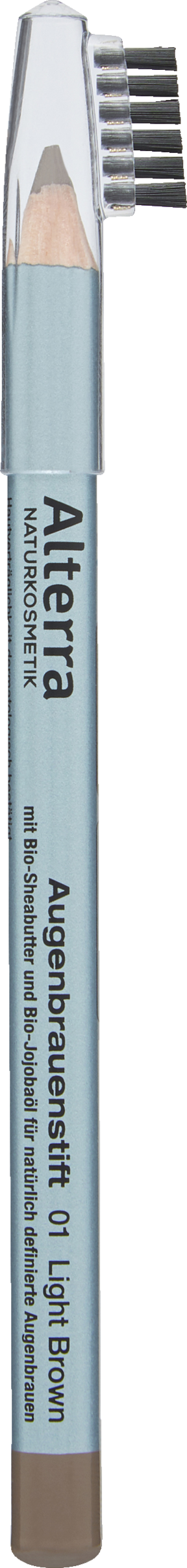 Alterra NATURKOSMETIK Augenbrauen Stift 01 - Light brown
