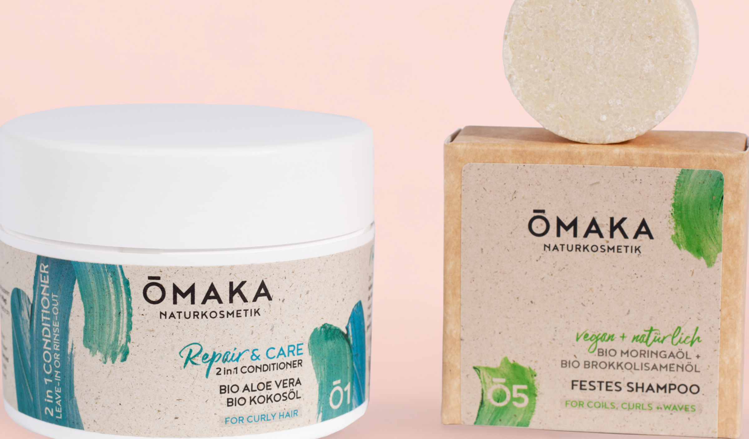 ŌMAKA Vorteilsset Festes Shampoo + 2in1 Conditioner