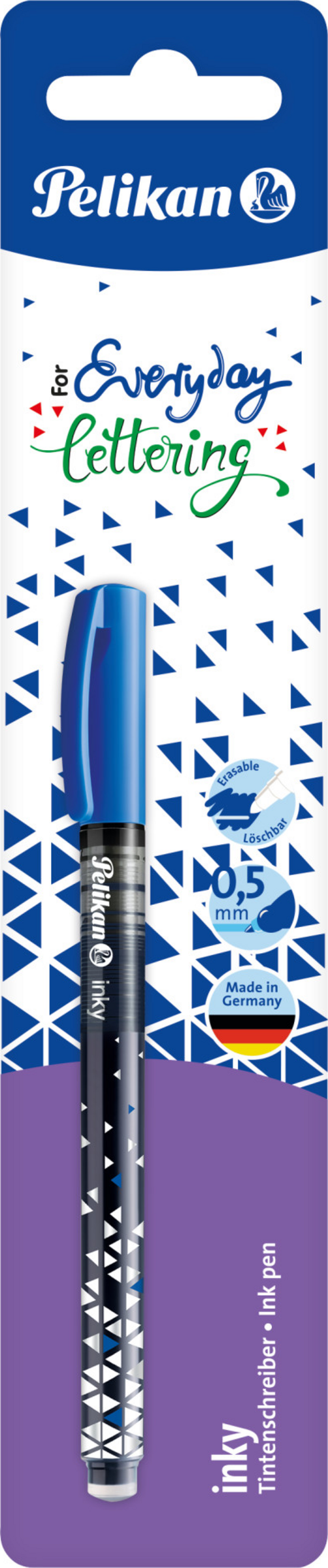Pelikan Tintenschreiber Inky Blau Blisterverpackung