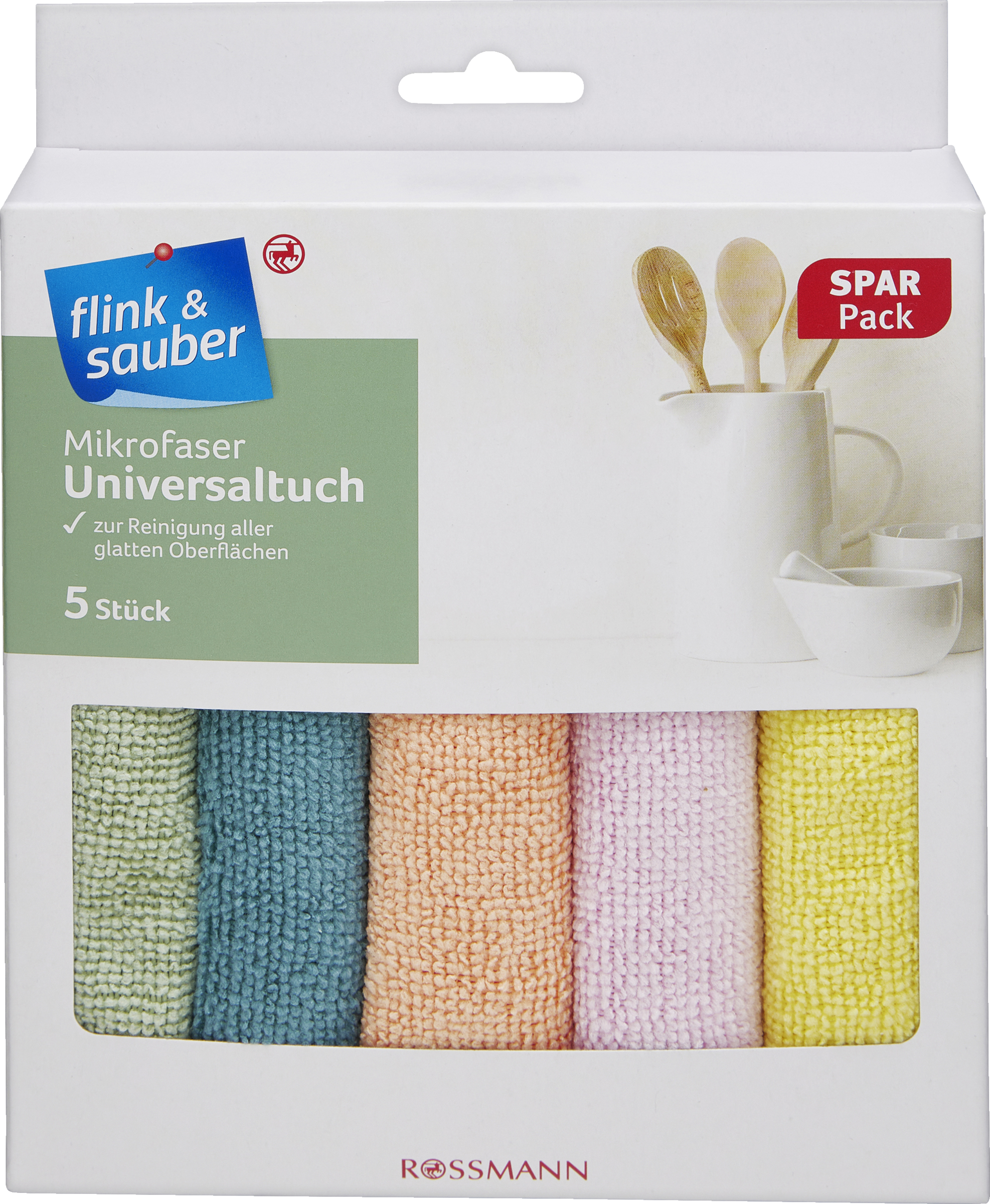 flink & sauber Mikrofaser Universaltuch Spar Pack