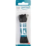 just fine Kordelsenkel 120 cm schwarz im Tray