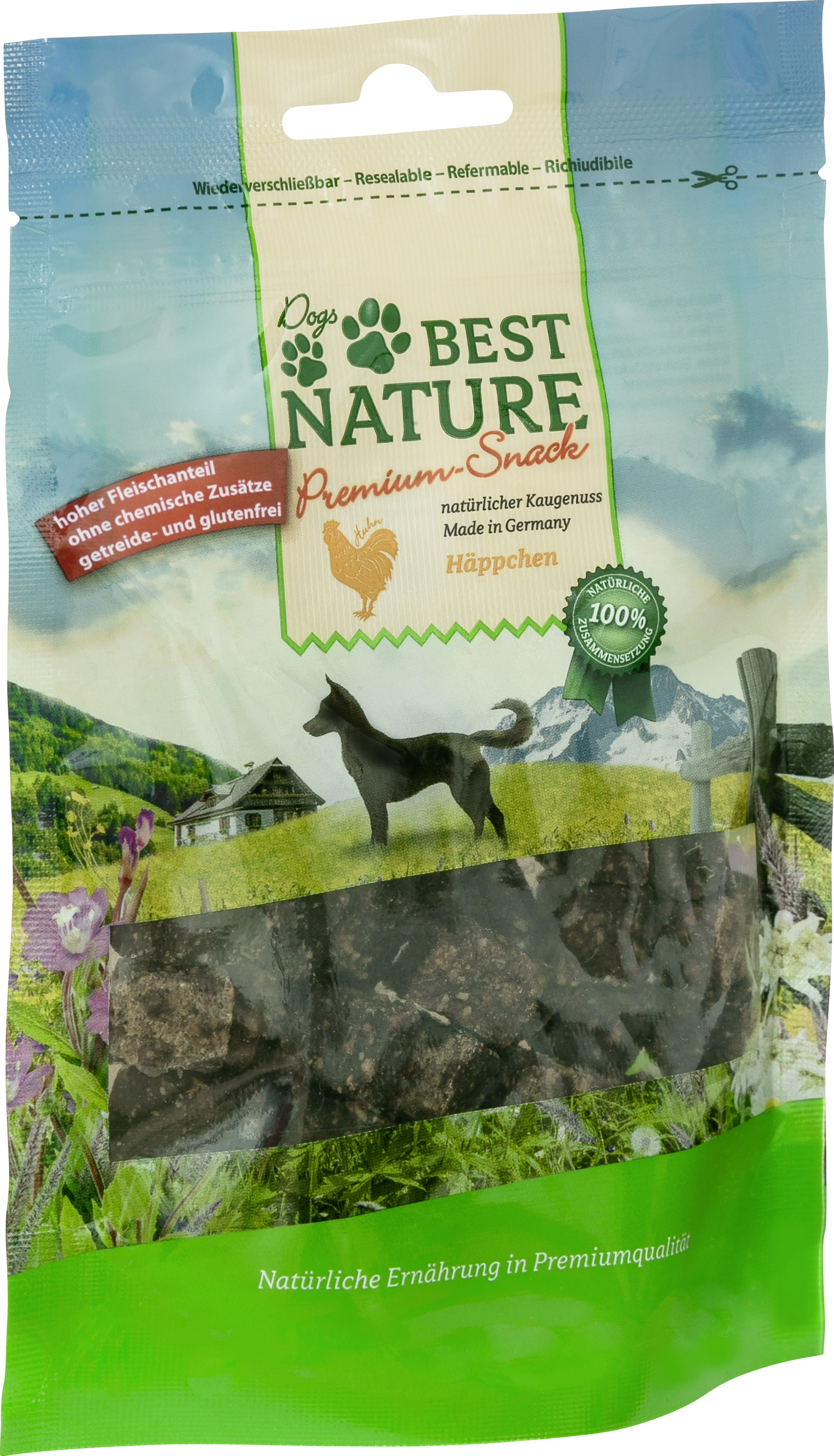 Best Nature Premium-Snack Häppchen Huhn