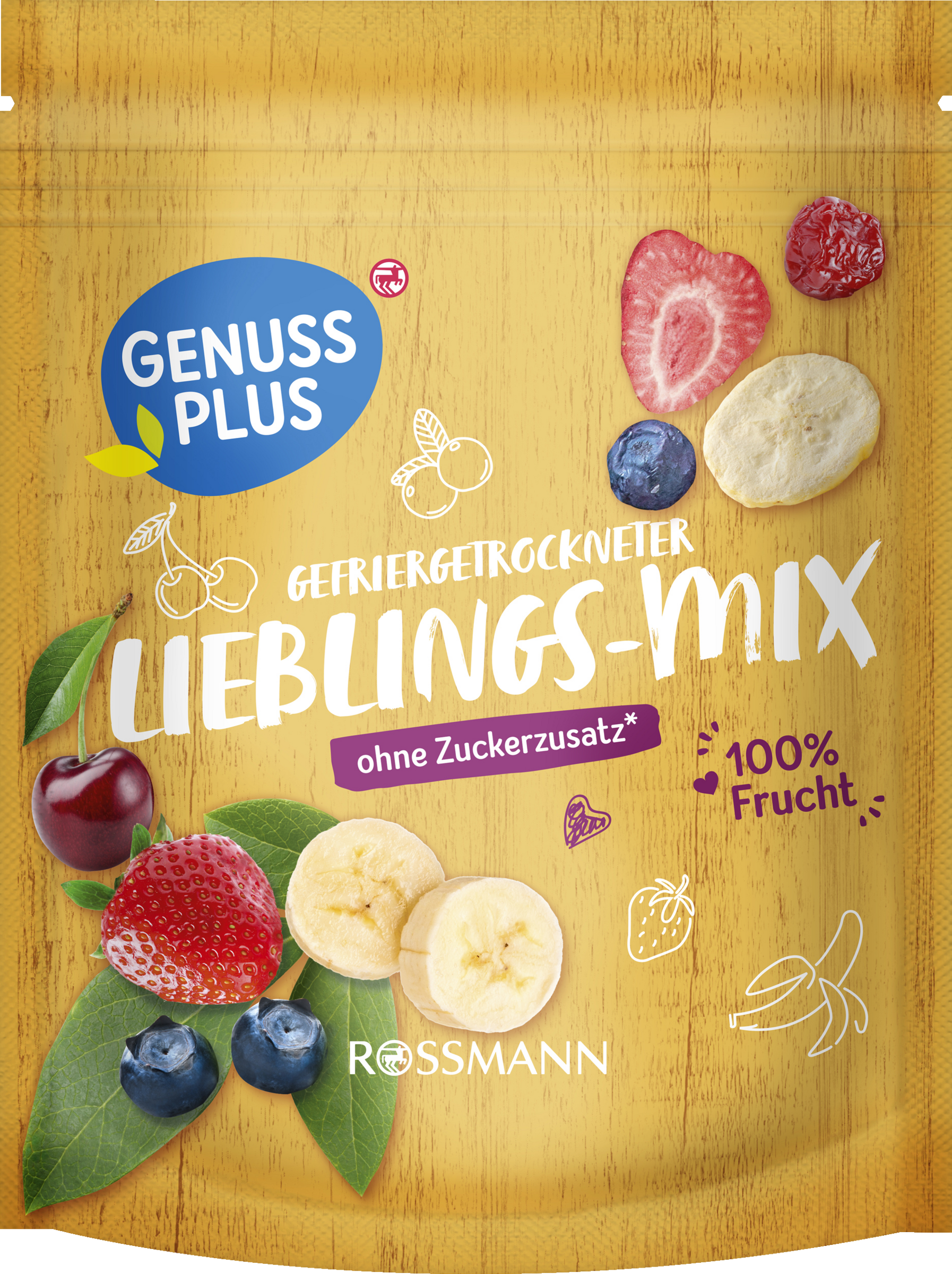 GENUSS PLUS gefriergetrockneter Lieblings-Mix