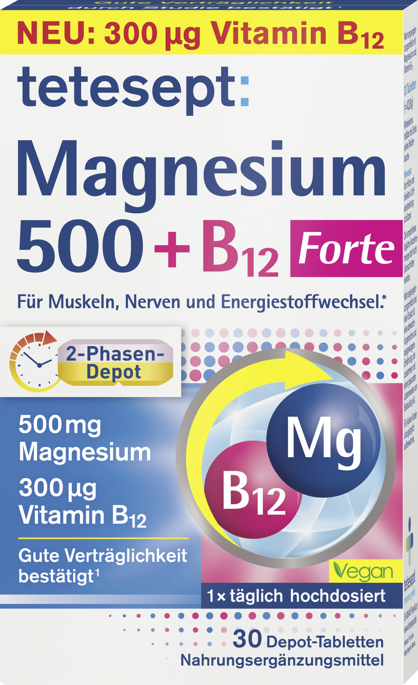 Magnesium 500 + B12 Forte