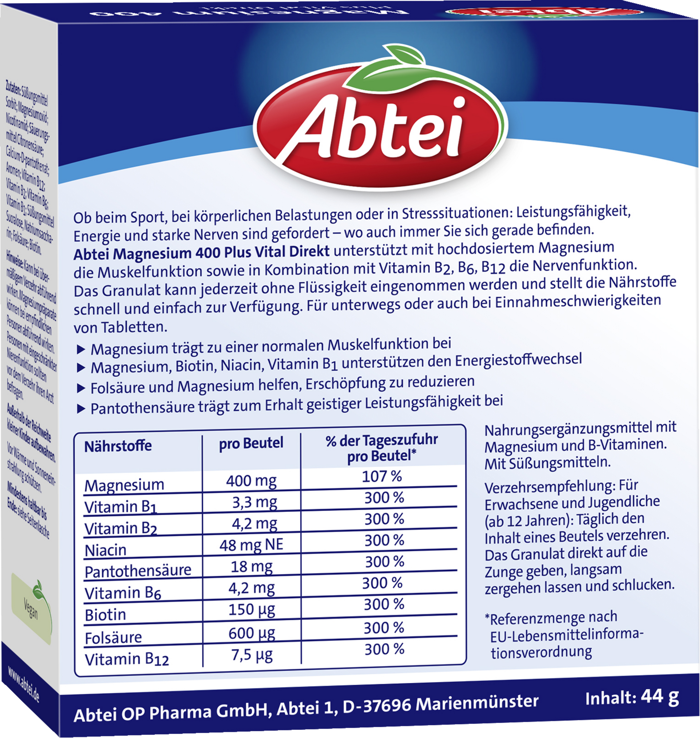 Magnesium 400 Plus direct 2