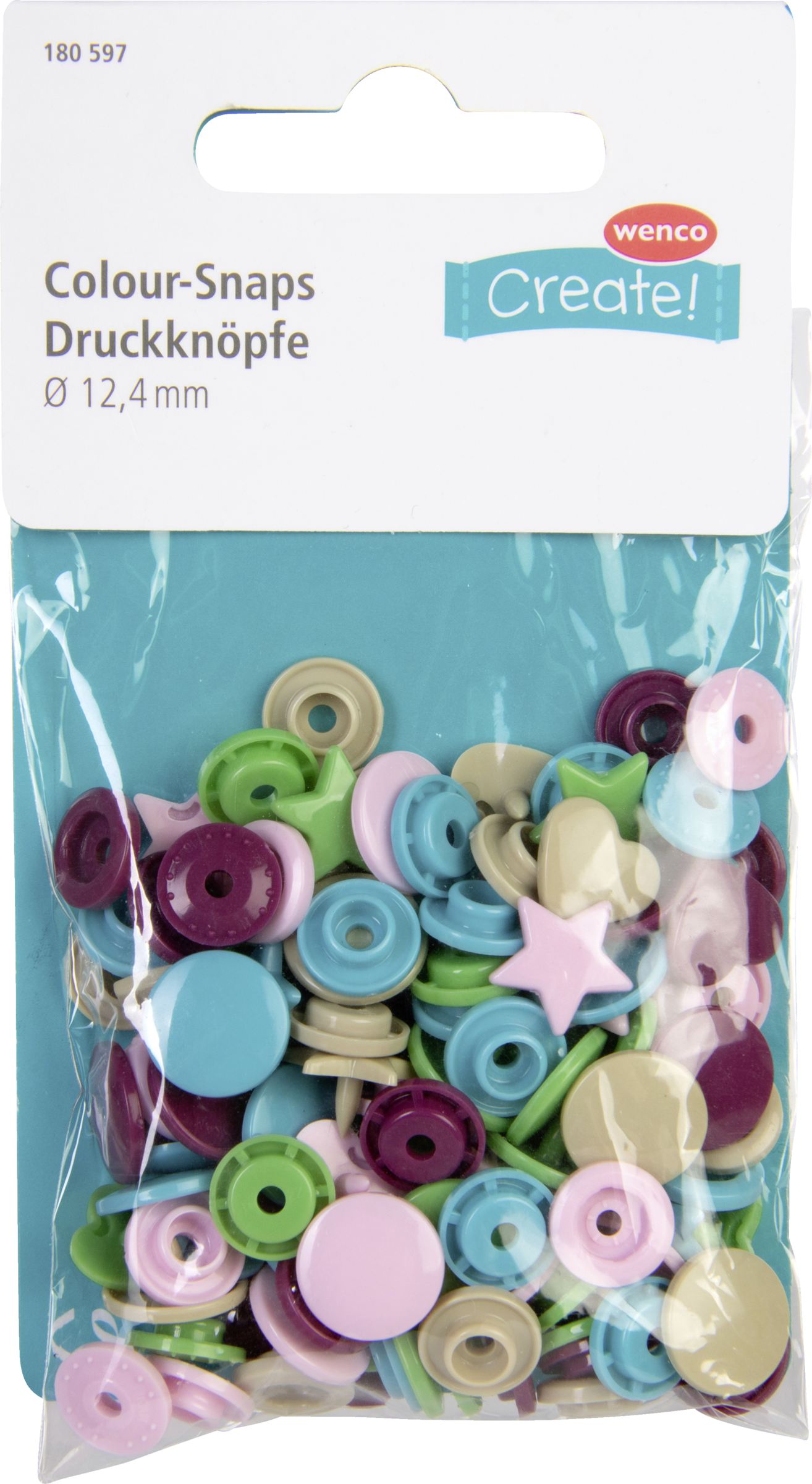 wenco Color Snaps 30er Set, Motive