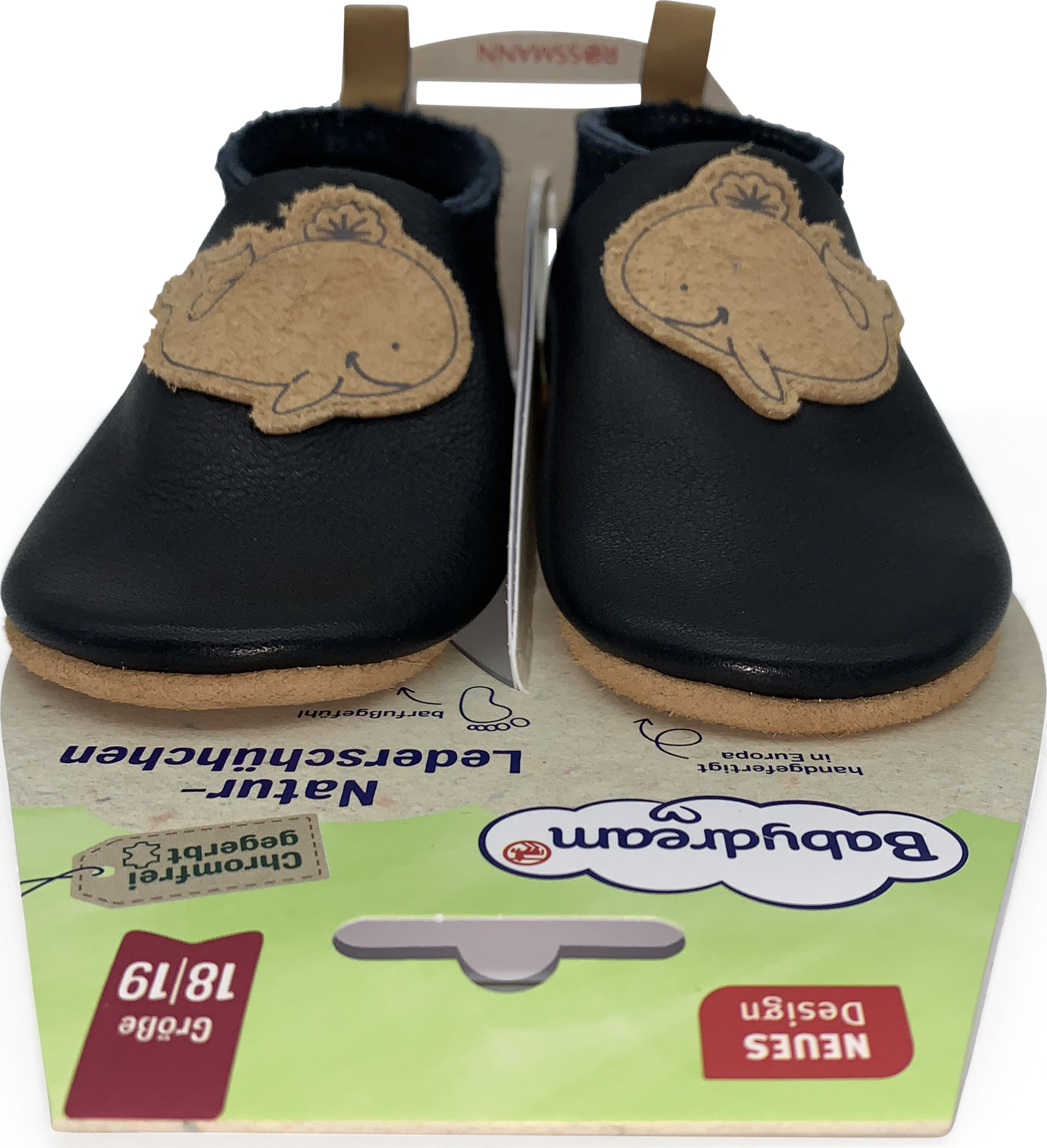 Babydream Lederschühchen, blau Gr. M 18/19