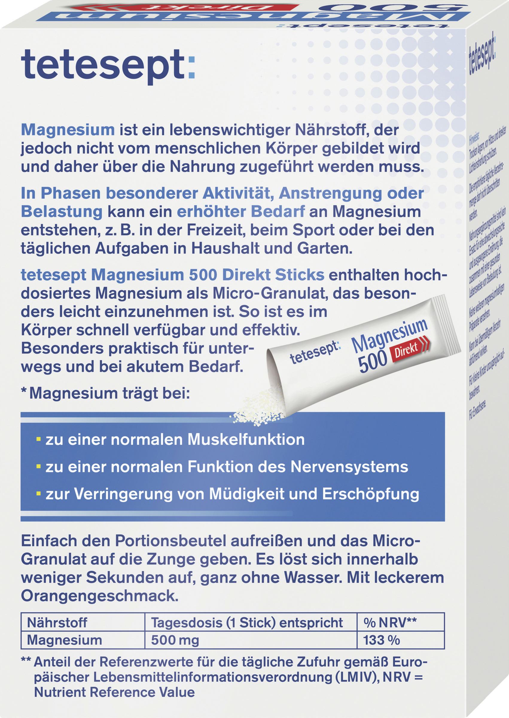 أقراص المغنيسيوم 500 المباشرة 2