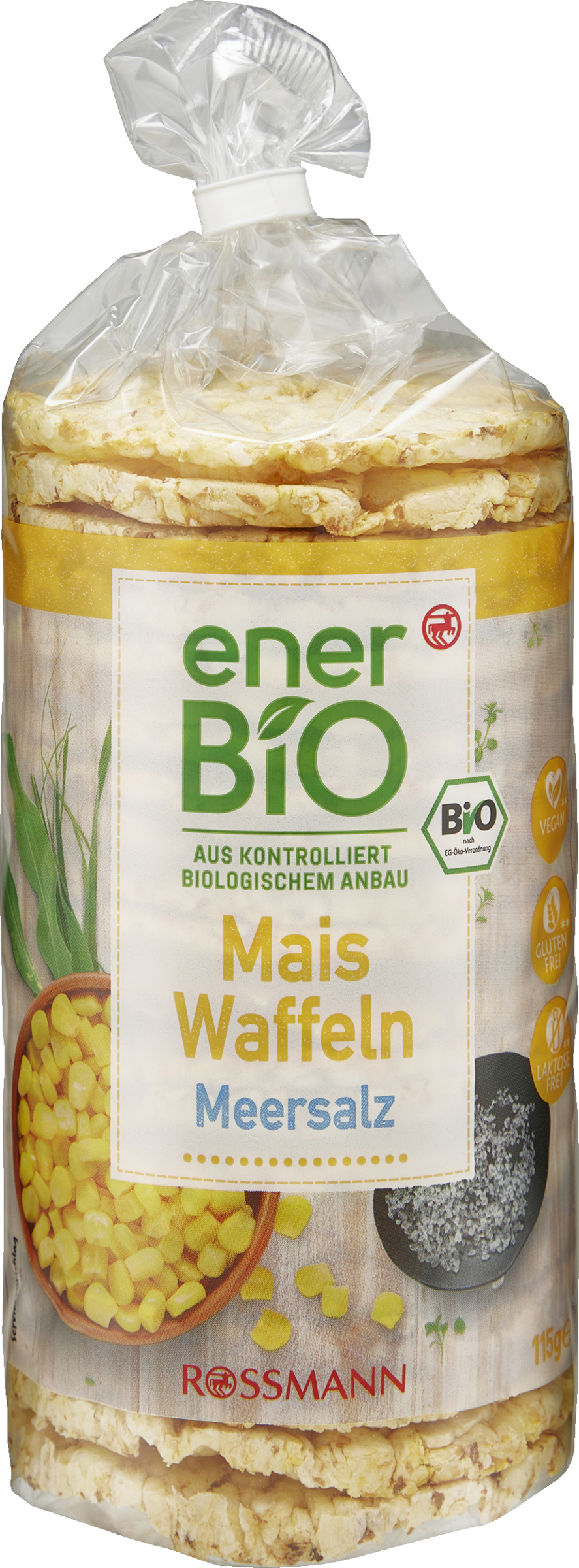 Maiswaffeln Meersalz