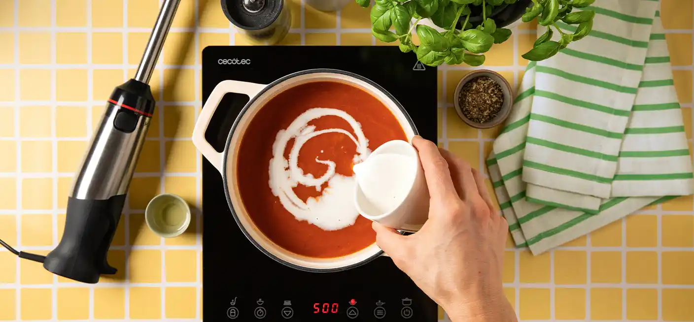 Schritt 3 Zubereitung der Paprika Tomaten Suppe