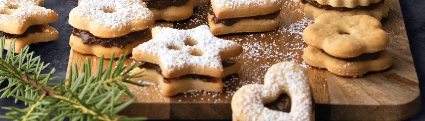 Linzer Pflaumen-Plätzchen