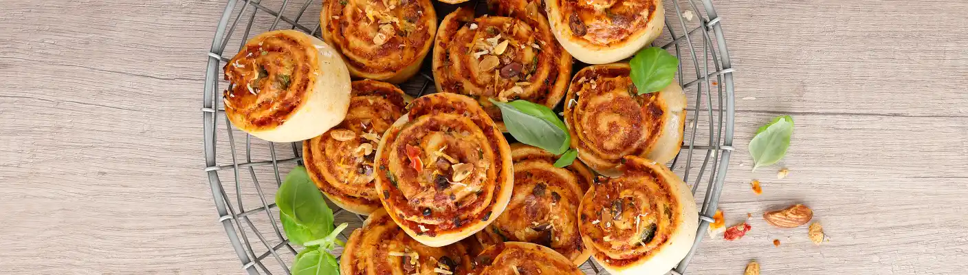 Rezept Pesto-Hefeschnecken