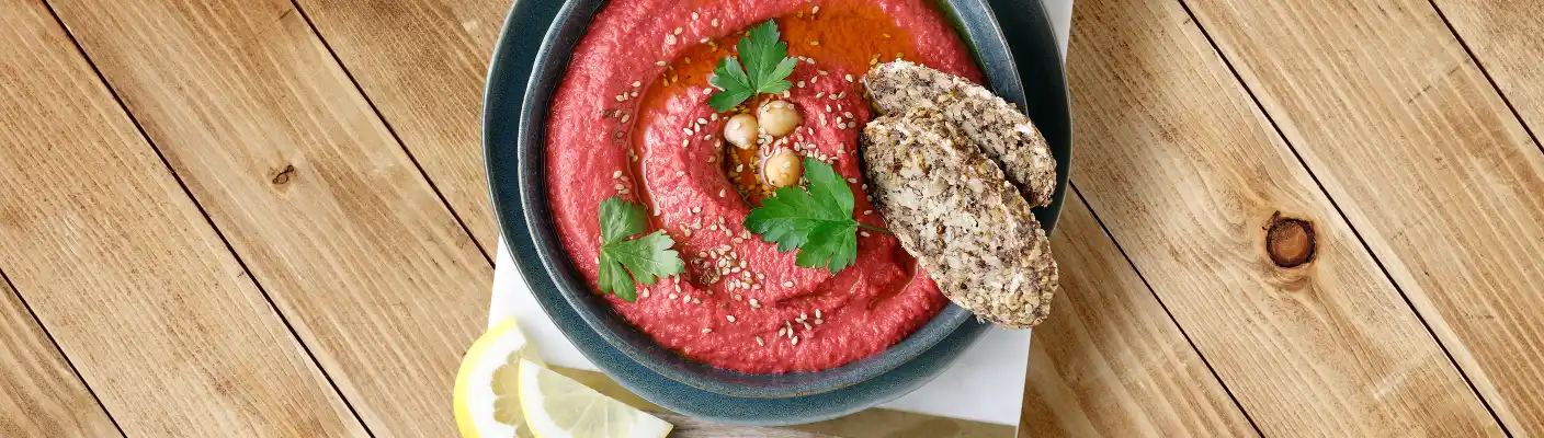Rote-Beete-Hummus