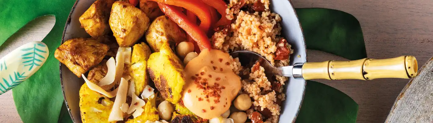 Rezept Spicy Curry Bowl
