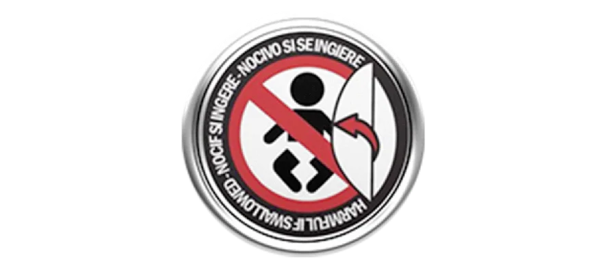 Duracell Sicherheitsaufkleber