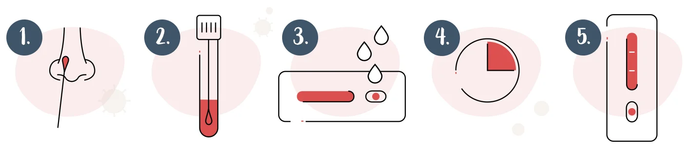 Anwendung Corona Schnelltest
