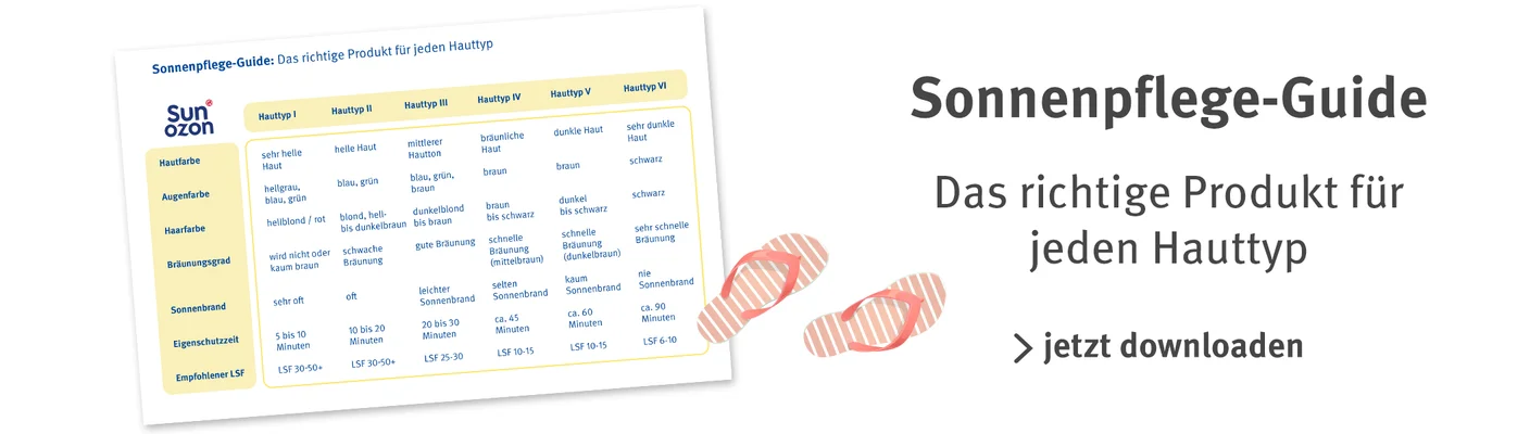 sunozon Sonnenpflegeguide
