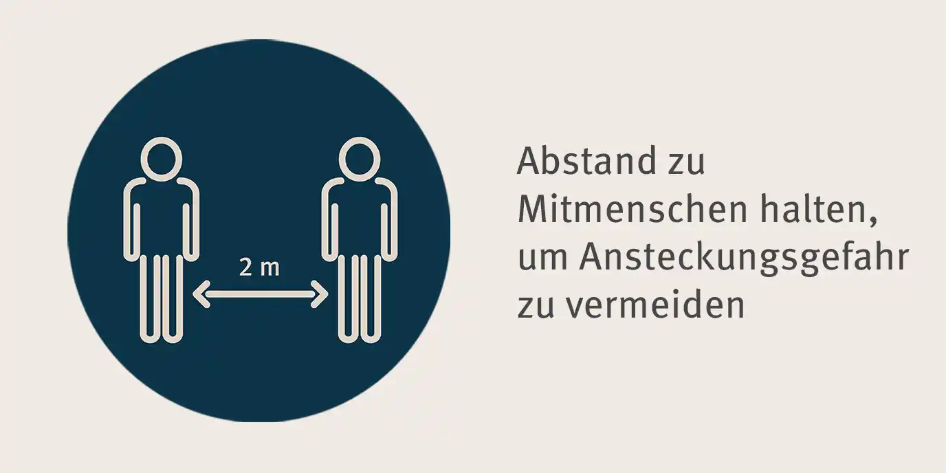 Abstand halten