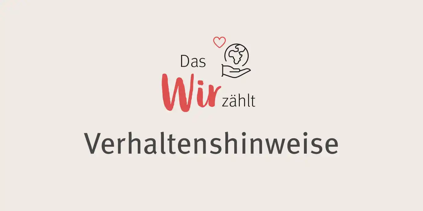 Verhaltenshinweise