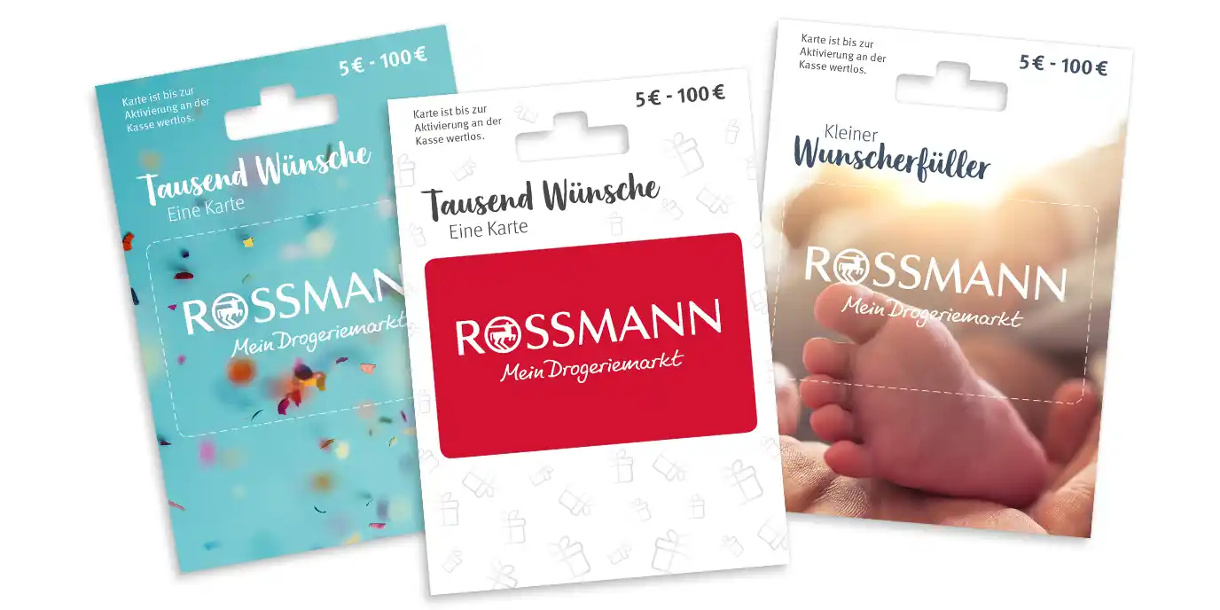 Große Gutscheinwelt: ROSSMANN, Wunschgutschein & Co. ♥ | rossmann.de