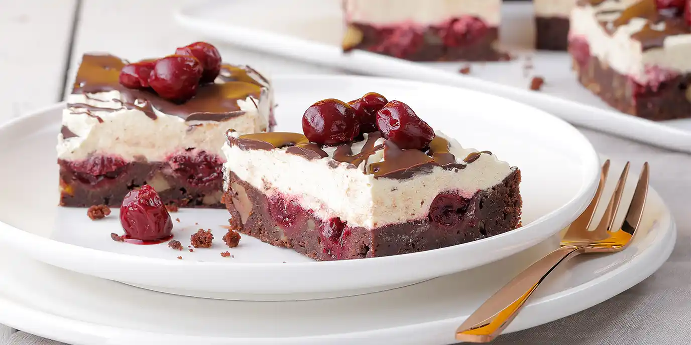 Brownie-Kirsch-Schnitten