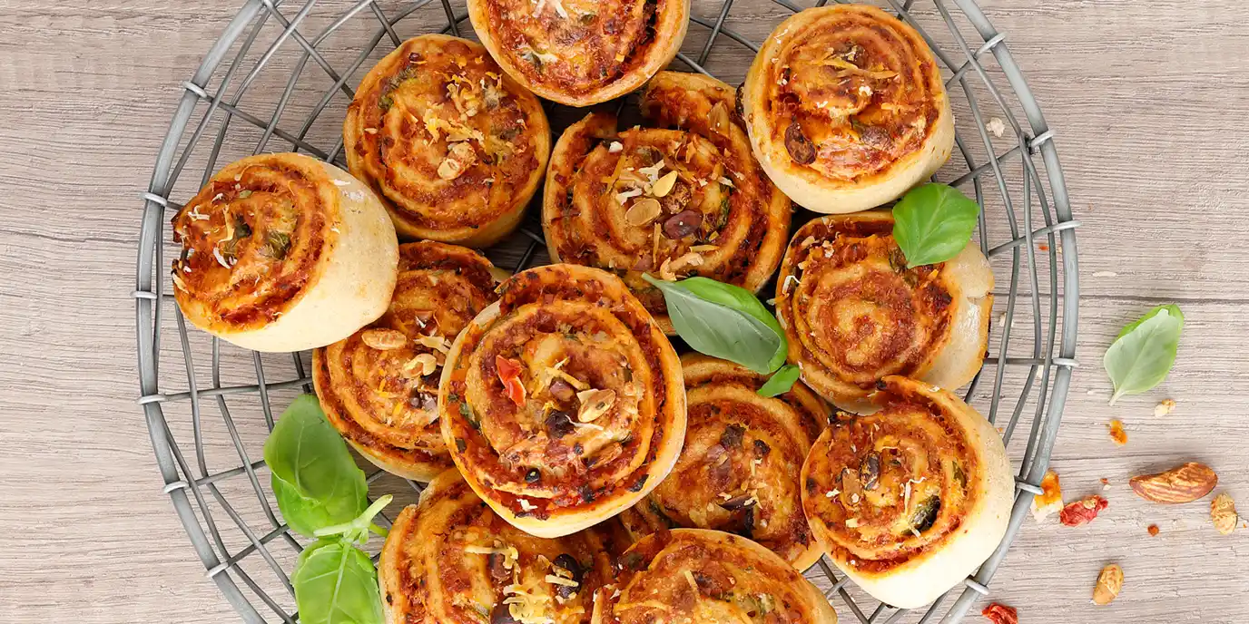 Rezept Pesto-Hefeschnecken