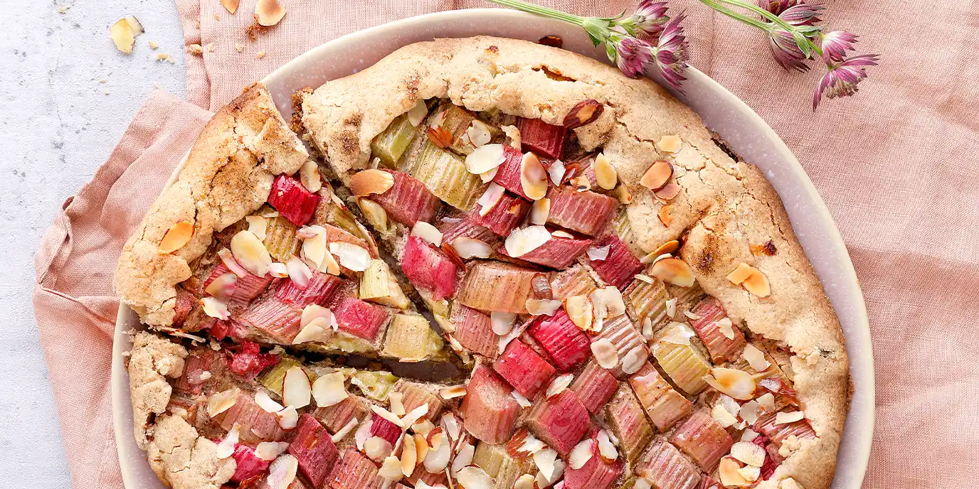 Rhabarber-Mandel-Tarte
